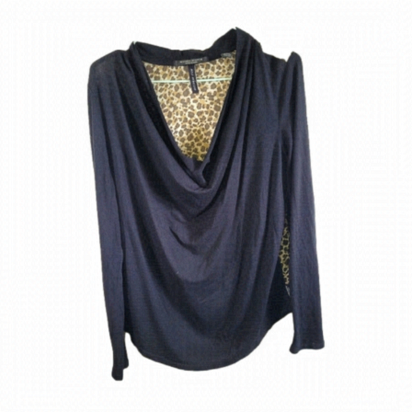Scotch & Soda Tops - Maison Scotch animal print sheer back top